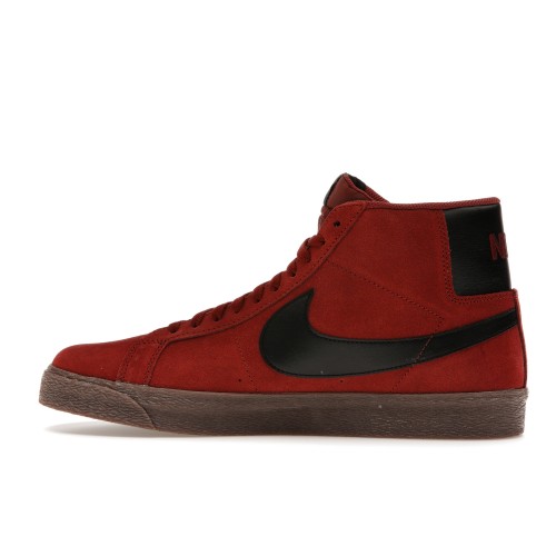 Кроссы Nike SB Blazer Mid Oxen Brown - мужская сетка размеров