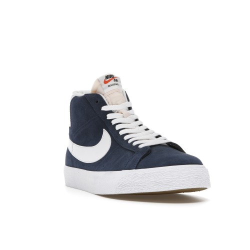 Мужские кроссовки Nike SB Zoom Blazer Mid Navy White