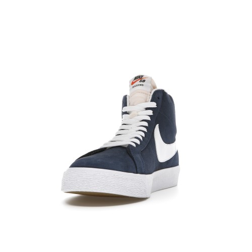 Мужские кроссовки Nike SB Zoom Blazer Mid Navy White