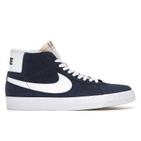Мужские кроссовки Nike SB Zoom Blazer Mid Navy White