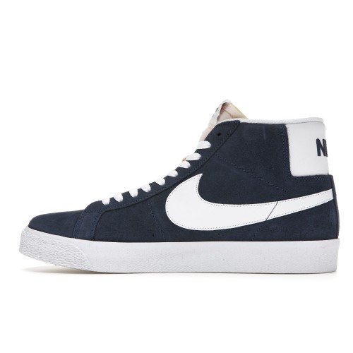 Мужские кроссовки Nike SB Zoom Blazer Mid Navy White