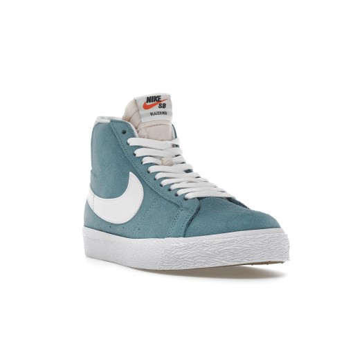 Кроссы Nike SB Zoom Blazer Mid Cerulean Blue - мужская сетка размеров