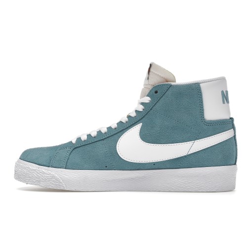 Кроссы Nike SB Zoom Blazer Mid Cerulean Blue - мужская сетка размеров