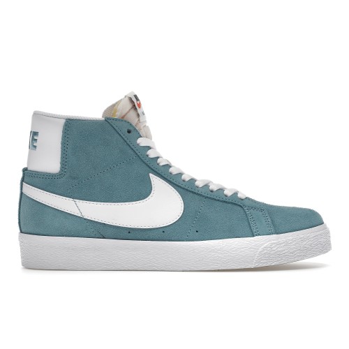 Кроссы Nike SB Zoom Blazer Mid Cerulean Blue - мужская сетка размеров