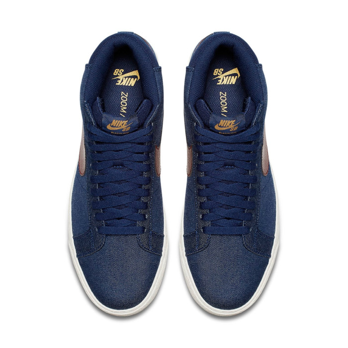Nike SB Blazer Mid Binary Blue - мужская сетка размеров Nike SB Blazer Mid Binary Blue - мужская сетка размеров