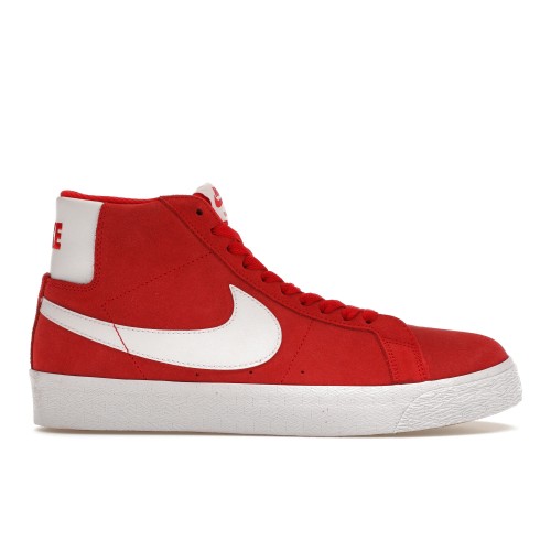 Кроссы Nike SB Zoom Blazer Mid University Red - мужская сетка размеров