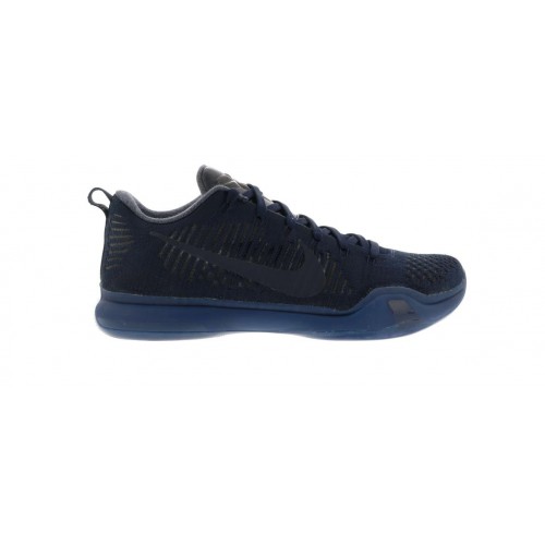 Кроссы Nike Kobe 10 Elite Low Black Mamba Collection Fade to Black - мужская сетка размеров