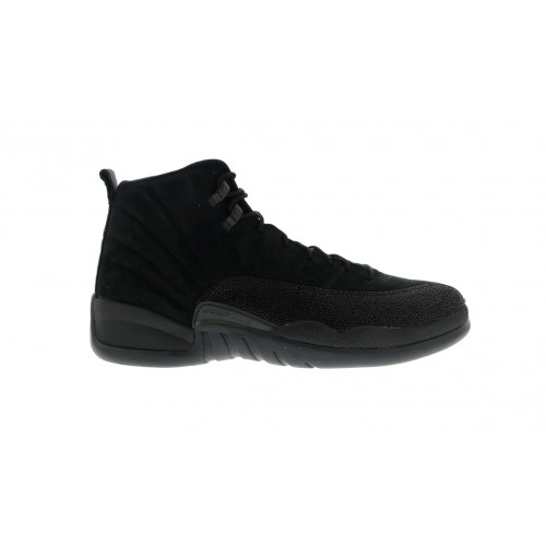 Кроссы Jordan 12 Retro OVO Black - мужская сетка размеров