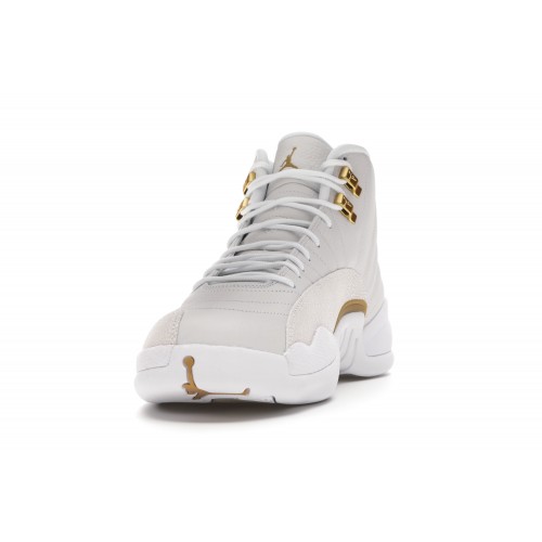Кроссы Jordan 12 Retro OVO White - мужская сетка размеров