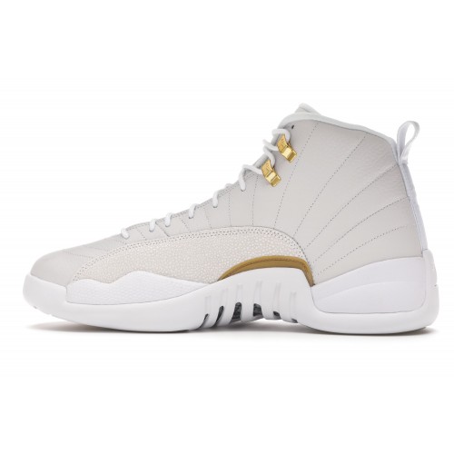 Кроссы Jordan 12 Retro OVO White - мужская сетка размеров