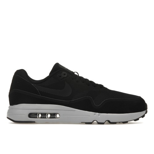 Кроссы Nike Air Max 1 Ultra 2.0 Essential Black/Black/Wolf Grey - мужская сетка размеров