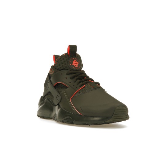 Кроссы Nike Air Huarache Run Ultra Cargo Khaki Crimson - мужская сетка размеров