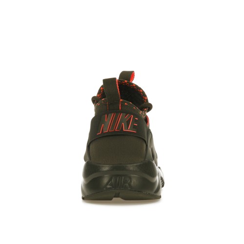 Кроссы Nike Air Huarache Run Ultra Cargo Khaki Crimson - мужская сетка размеров