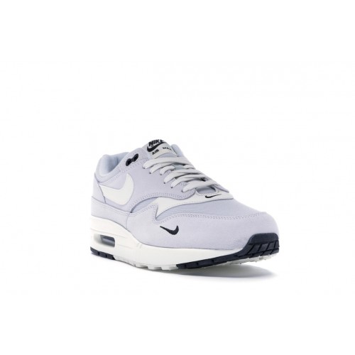 Кроссы Nike Air Max 1 Mini Swoosh Pure Platinum - мужская сетка размеров