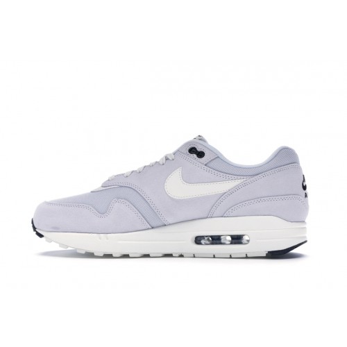 Кроссы Nike Air Max 1 Mini Swoosh Pure Platinum - мужская сетка размеров