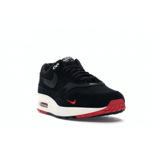 Кроссы Nike Air Max 1 Mini Swoosh Bred - мужская сетка размеров