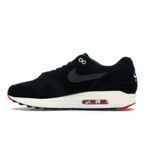 Кроссы Nike Air Max 1 Mini Swoosh Bred - мужская сетка размеров