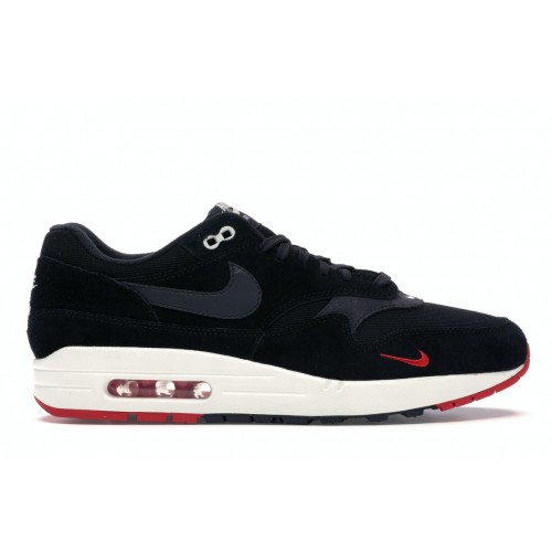 Кроссы Nike Air Max 1 Mini Swoosh Bred - мужская сетка размеров