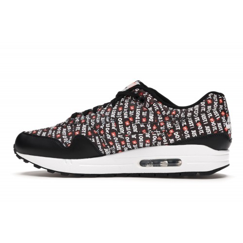 Кроссы Nike Air Max 1 Just Do It Pack Black - мужская сетка размеров