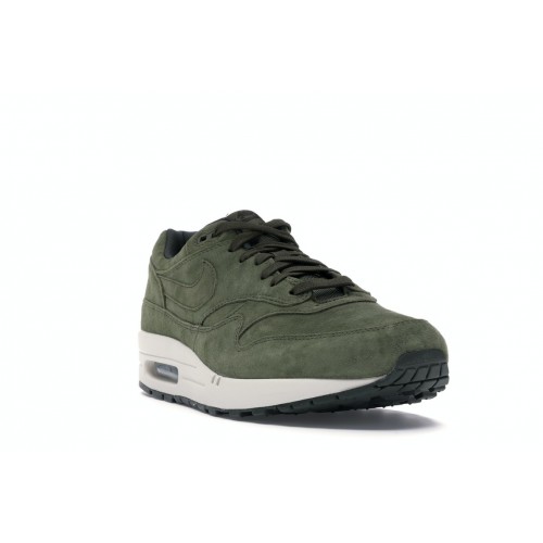 Кроссы Nike Air Max 1 Olive Canvas Suede - мужская сетка размеров