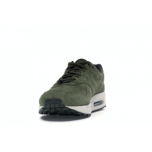 Кроссы Nike Air Max 1 Olive Canvas Suede - мужская сетка размеров