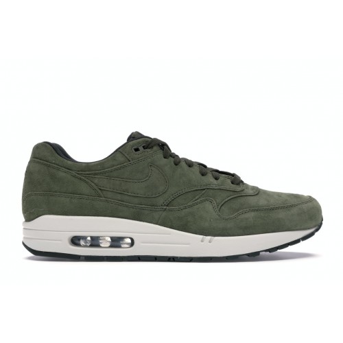 Кроссы Nike Air Max 1 Olive Canvas Suede - мужская сетка размеров