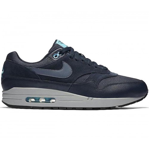 Кроссы Nike Air Max 1 Obsidian - мужская сетка размеров