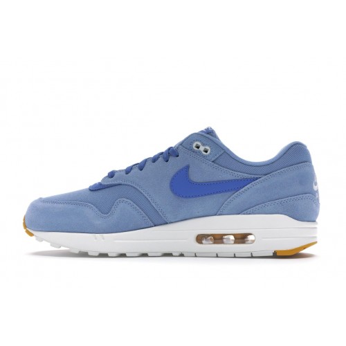 Кроссы Nike Air Max 1 Mini Swoosh Work Blue - мужская сетка размеров