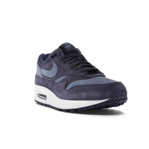 Кроссы Nike Air Max 1 Indigo Perf - мужская сетка размеров