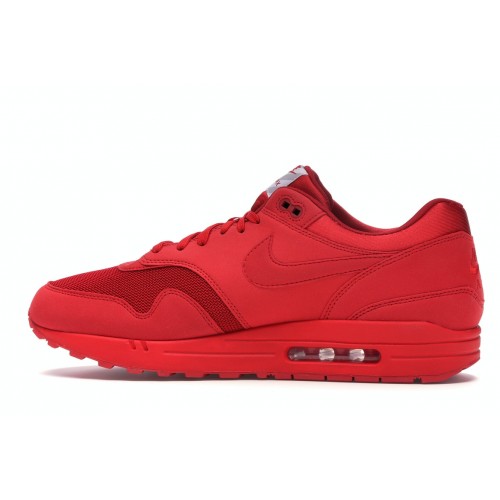 Кроссы Nike Air Max 1 Tonal Red - мужская сетка размеров