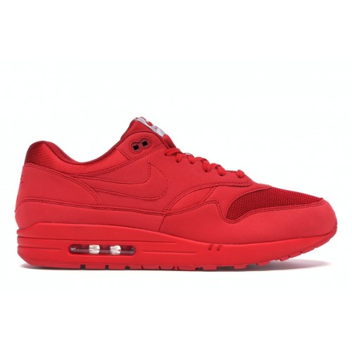 Кроссы Nike Air Max 1 Tonal Red - мужская сетка размеров