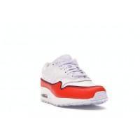 Женские кроссовки Nike Air Max 1 Liner White Red (W)
