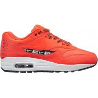 Женские кроссовки Nike Air Max 1 Overbranding Bright Crimson (W)