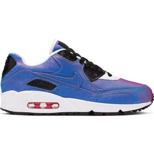 Кроссы Nike Air Max 90 Laser Fuchsia (W) - женская сетка размеров