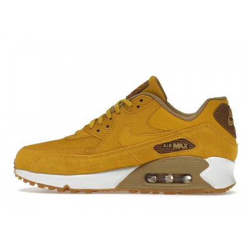 Nike Air Max 90 Mineral Yellow (W) - женская сетка размеров