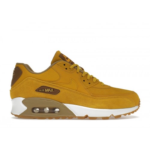 Nike Air Max 90 Mineral Yellow (W) - женская сетка размеров