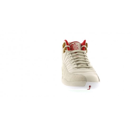 Кроссы Jordan 12 Retro Chinese New Year Light Orewood Brown (GS) - подростковая сетка размеров