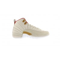 Подростковые кроссовки Jordan 12 Retro Chinese New Year Light Orewood Brown (GS)