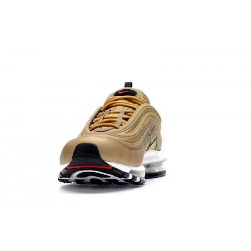 Кроссы Nike Air Max 97 Metallic Gold (2017/2018) - мужская сетка размеров