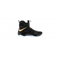 Кроссовки Nike LeBron Zoom Soldier 10 Black Gold (Nike iD)