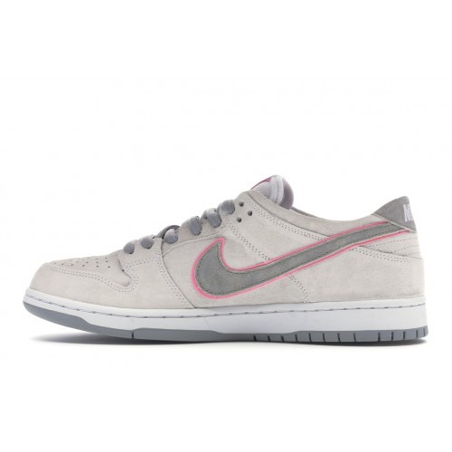 Кроссы Nike SB Dunk Low Ishod Wair Flat Silver - мужская сетка размеров