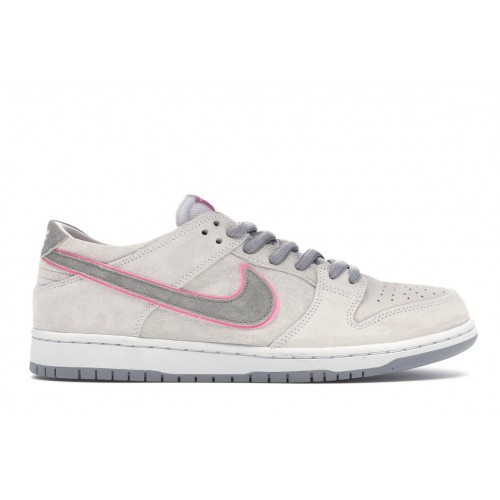 Кроссы Nike SB Dunk Low Ishod Wair Flat Silver - мужская сетка размеров