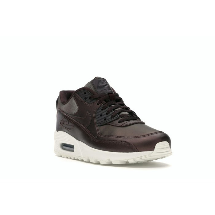 Nike Wmns Air Max 90 Premium Metallic Mahogany - женская сетка размеров Nike Wmns Air Max 90 Premium Metallic Mahogany - женская сетка размеров
