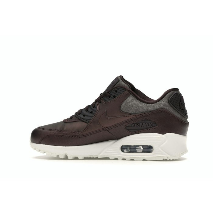 Nike Wmns Air Max 90 Premium Metallic Mahogany - женская сетка размеров Nike Wmns Air Max 90 Premium Metallic Mahogany - женская сетка размеров