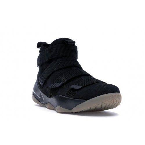Кроссы Nike LeBron Zoom Soldier 11 Black Gum - мужская сетка размеров