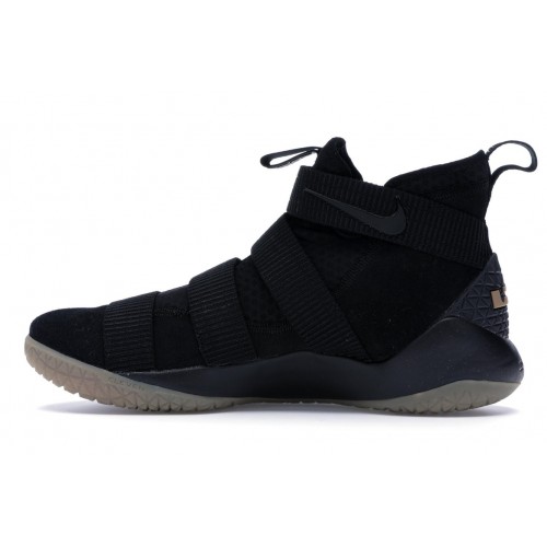 Кроссы Nike LeBron Zoom Soldier 11 Black Gum - мужская сетка размеров