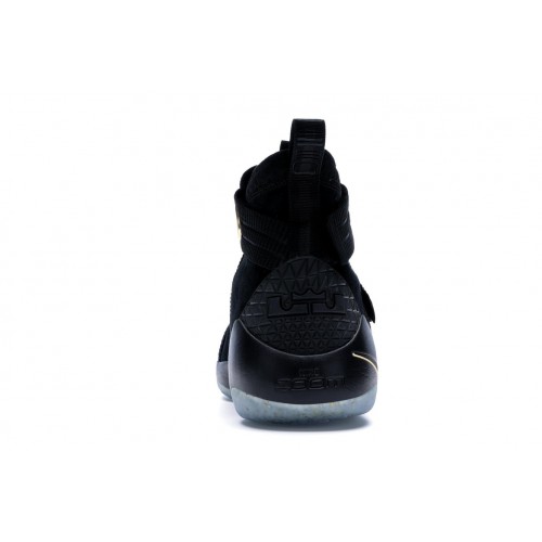 Кроссы Nike LeBron Zoom Soldier 11 Black Gold - мужская сетка размеров