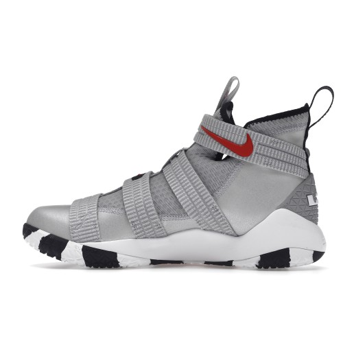 Кроссы Nike LeBron Zoom Soldier 11 Silver Bullet - мужская сетка размеров