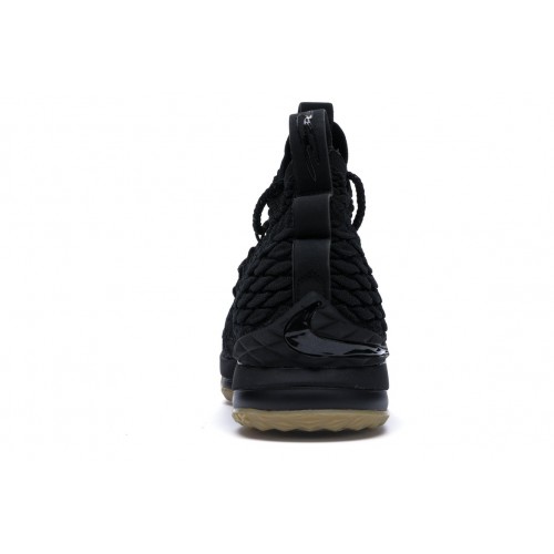 Кроссы Nike LeBron 15 Black Gum - мужская сетка размеров