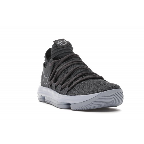 Кроссы Nike KD 10 Dark Grey - мужская сетка размеров